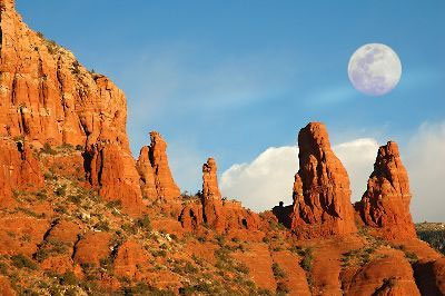 Sedona moonrise