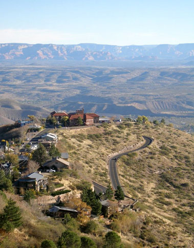 The view from Jerome Arizona real estate